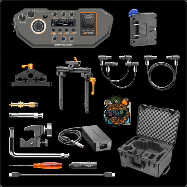 Ignite Digi Control Deck for DJI Transmission (Complete Kit, Gold Mount)