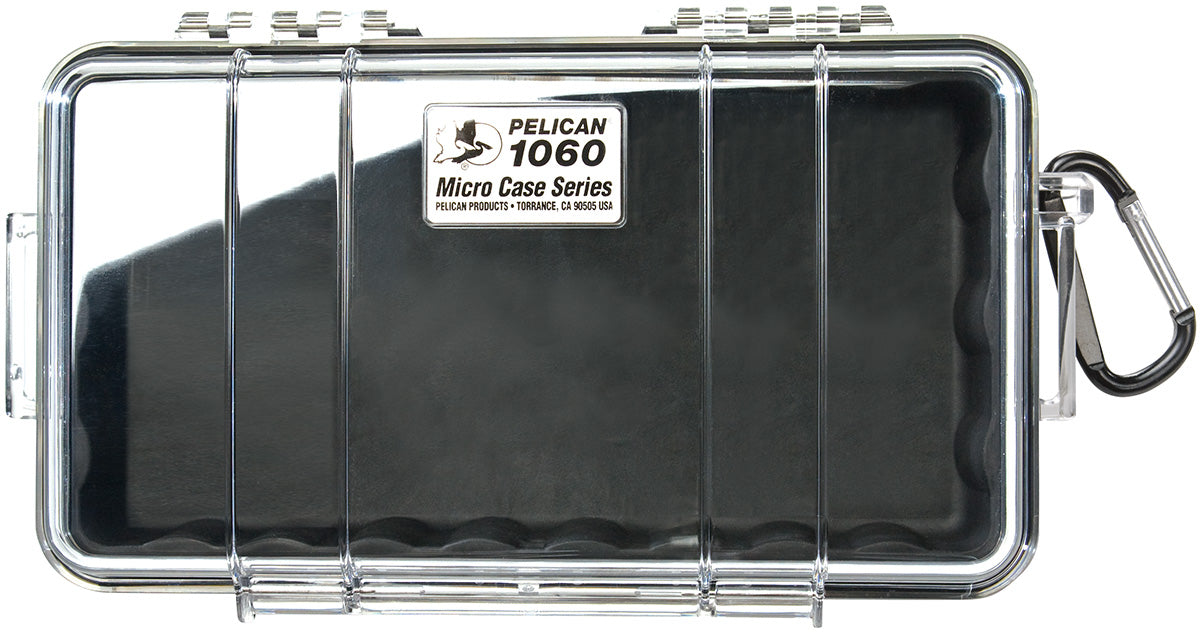 Pelican 1060 Micro Case (Clear Black)