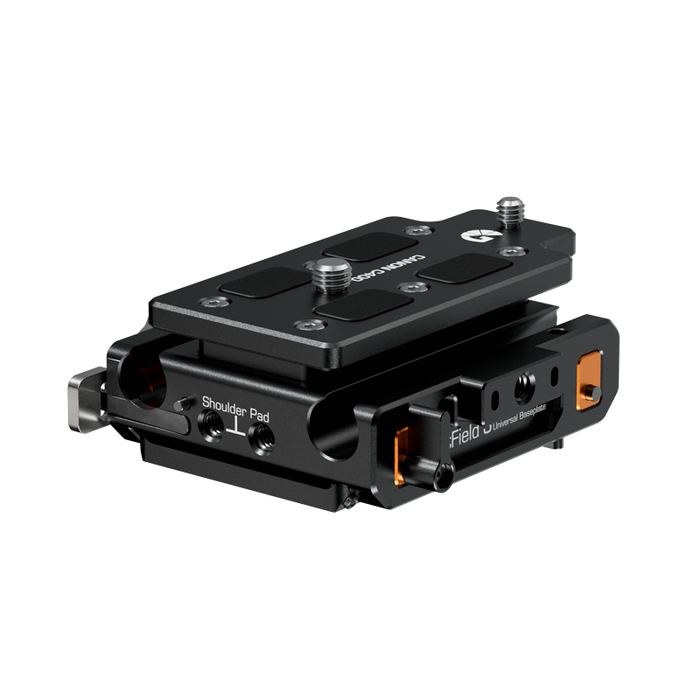 Bright Tangerine LeftField 3 15mm LWS QR Baseplate for Canon C400