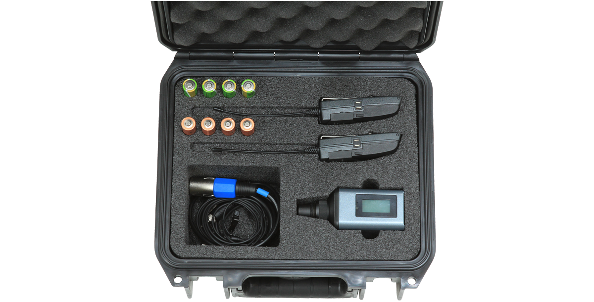 SKB iSeries Waterproof Sennheiser EW Wireless Mic System Case  (CLEARANCE)