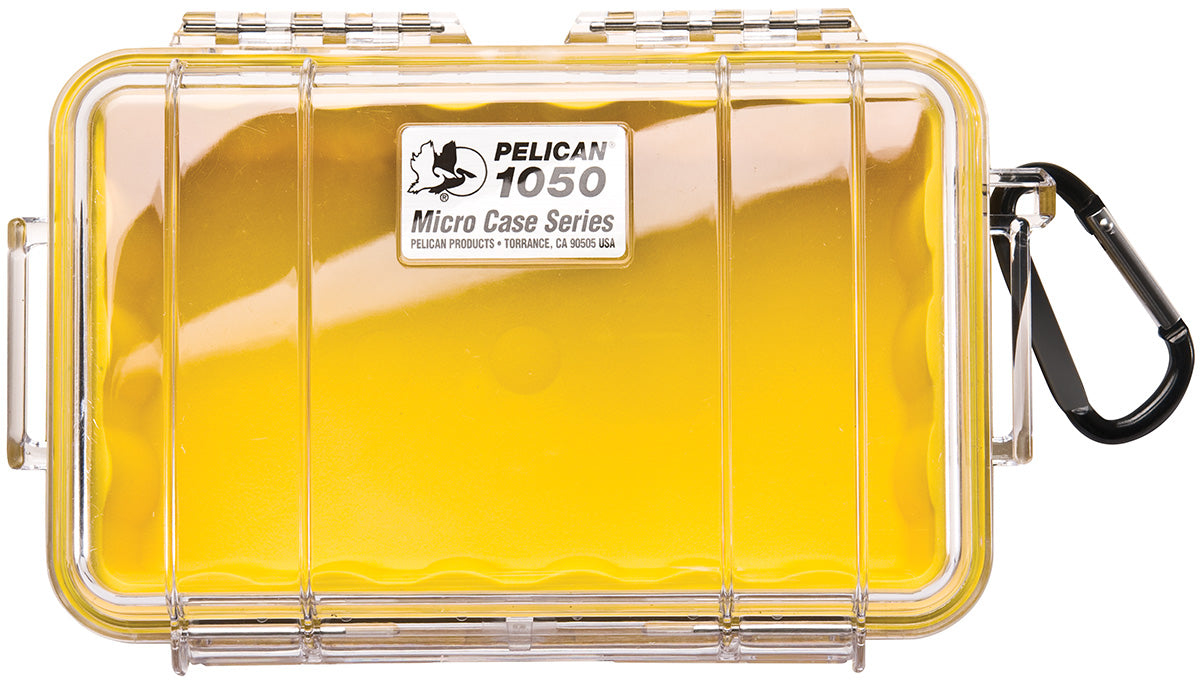 Pelican 1050 Micro Case (Clear Yellow)