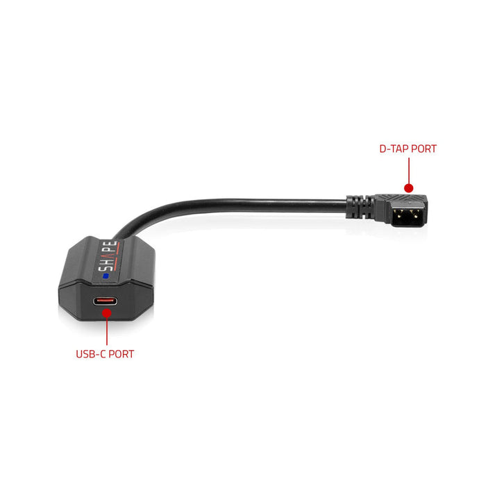 SHAPE 100W D-Tap to USB-C Bidirectional Charging Adapter