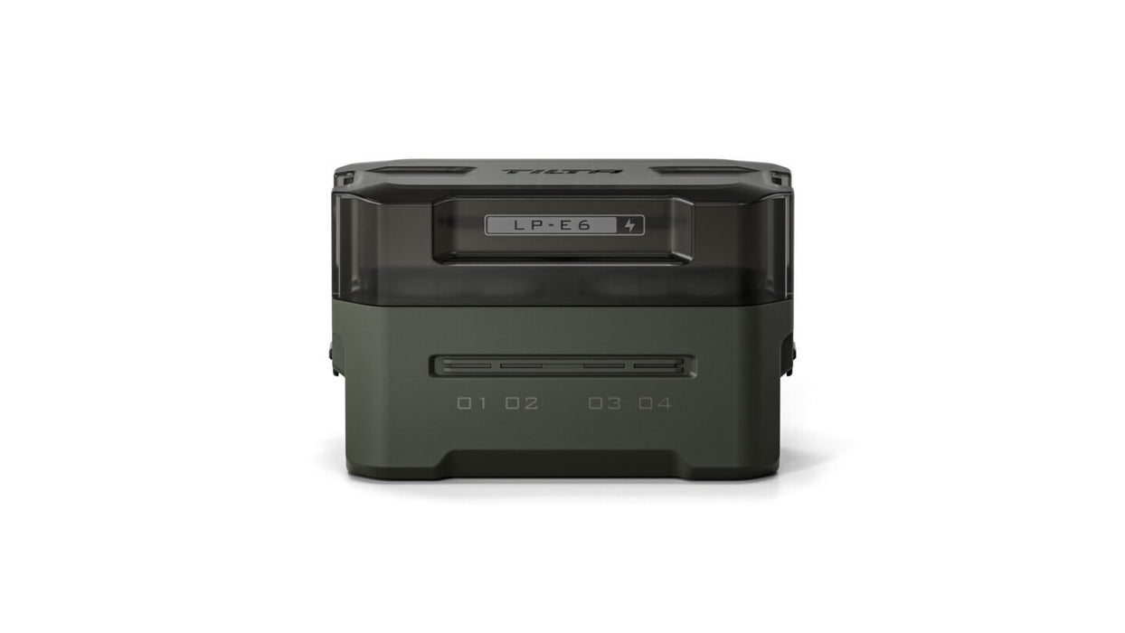 Tilta Portable Charging Station for LP-E6 (4 Channel) Single Charger – Green