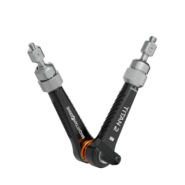 Bright Tangerine Titan Arm 2 (3/8" - 1/4") - London Fog