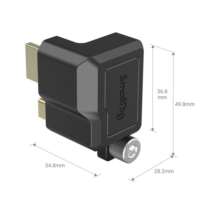 SmallRig HDMI & USB-C Right-Angle Adapter for BMPCC 6K Pro