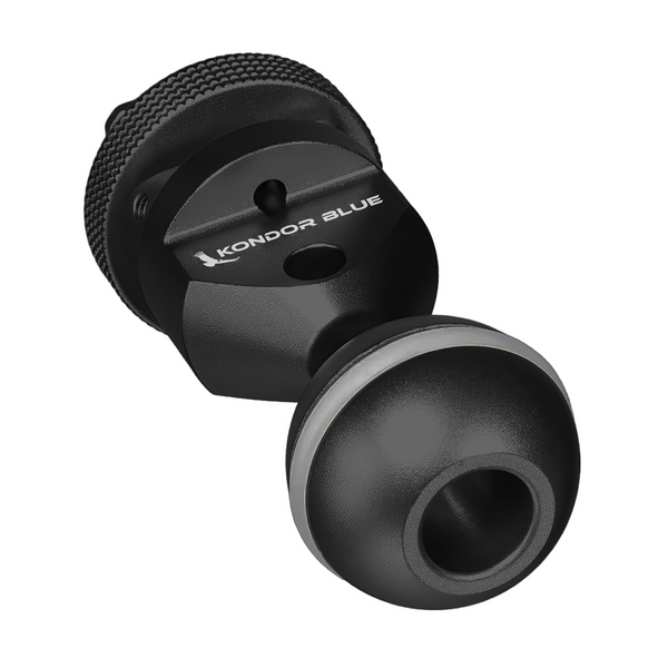 Kondor Blue Ball Head to Cold Shoe Mount for Magic Arms (Raven Black)