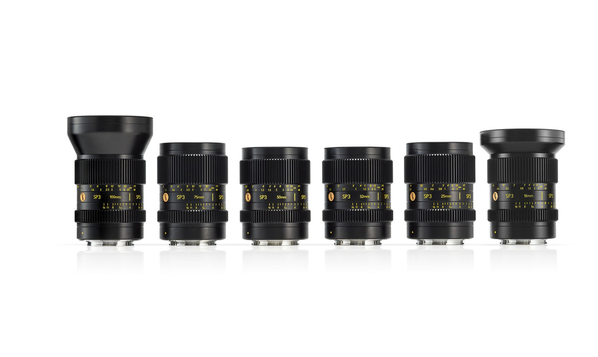 Cooke SP3 Six Lens Set (18, 25, 32, 50, 75, 100) E Mount