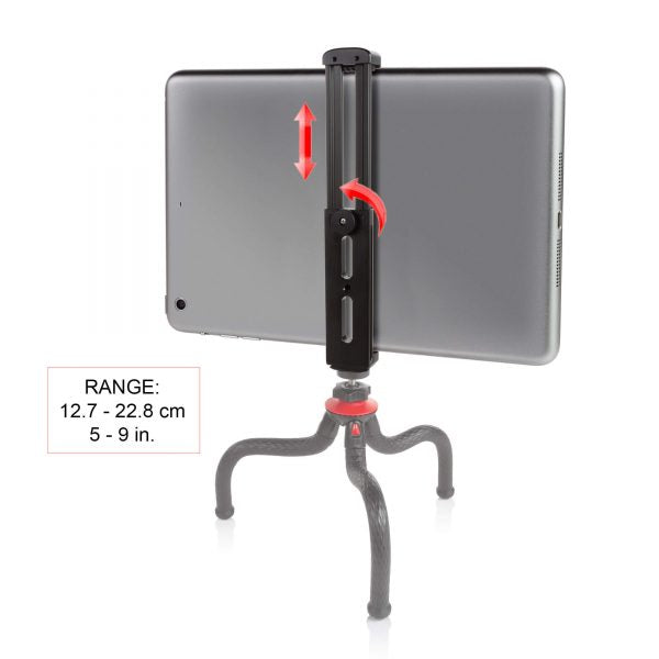 Shape Aluminum Tablet Tripod Mount with Cold Shoe