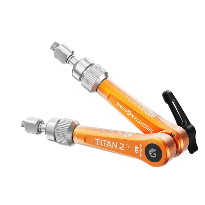 Bright Tangerine Titan Arm 2 Ti (3/8" - 1/4") - Tangerine