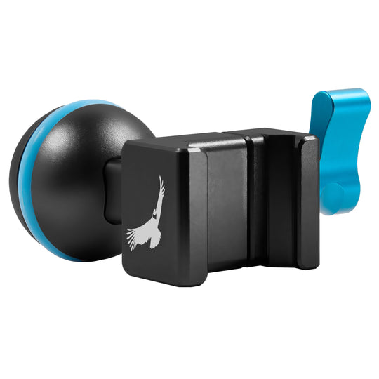 Kondor Blue NATO Clamp to Ball Head for Magic Arms (Raven Black)