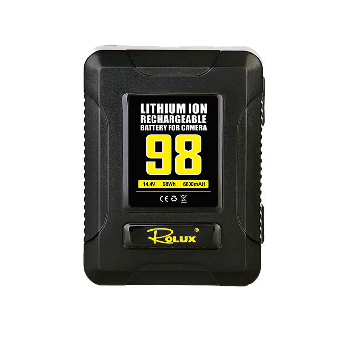 Rolux 98Wh 14v AB-Mount Battery w/ USB and D-Tap