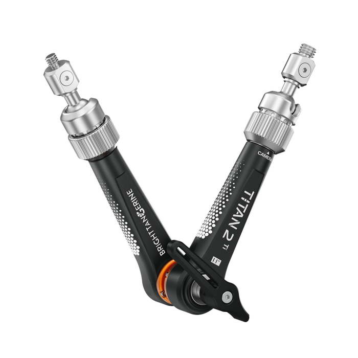 Bright Tangerine Titan Arm 2 Ti (3/8"-1/4") - London Fog