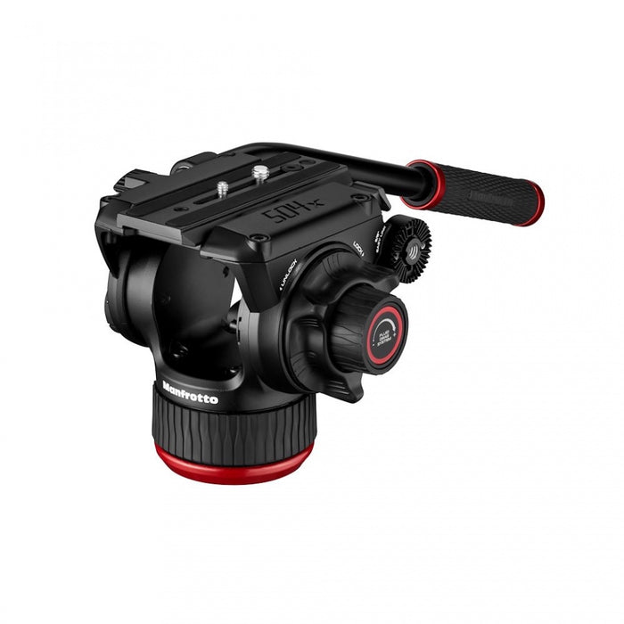 Manfrotto 504X Head w/ Twin Leg Alu Tripod GS