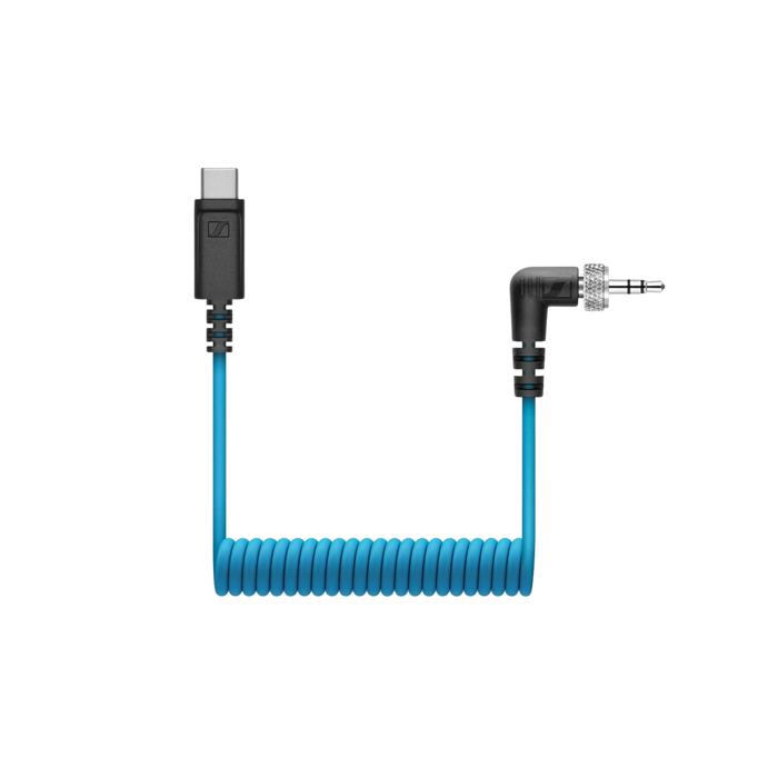 Sennheiser CL 35 USB-C 3.5mm (Locking)(M) to USB-C Coiled Cable
