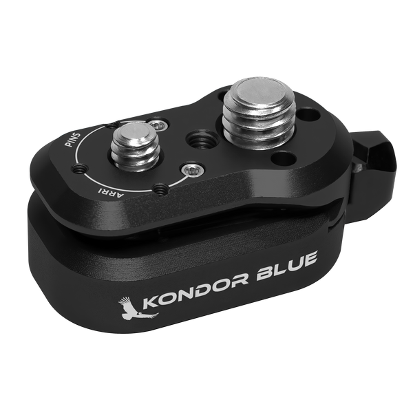 Kondor Blue Mini Lock Quick Release System (Male Plate Only) (Black)