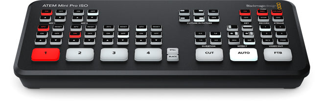 Blackmagic ATEM Mini Pro ISO HDMI Live Stream Switcher