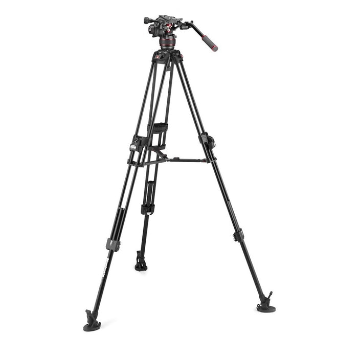 Manfrotto Nitrotech 608 series with 645 Fast Twin Alu Tripod