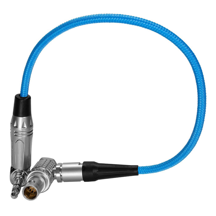 Kondor Blue 10" EXT LEMO 9 Pin to 3.5mm Right Angle Time Code Cable for Komodo/Raptor