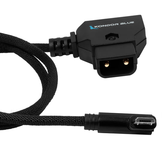 Kondor Blue D-Tap to Micro-USB Cable for Nucleus-Nano (Unregulated, 18")