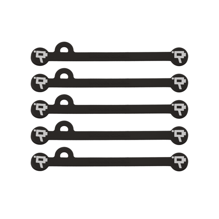 Wooden Camera Cine Mag Ties (Pack of 5) Black 175mm