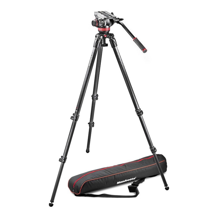 Manfrotto 502 Fluid Video Head & 535 CF Single Leg Tripod Kit