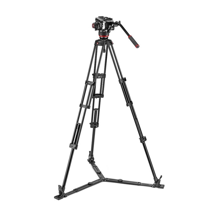 Manfrotto 504X Head w/ Twin Leg Alu Tripod GS