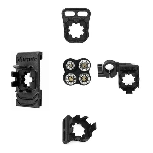 MUTINY NANO+ MOUNTING BUNDLE (flat, 90 degree & 15mm rod mounting brackets)