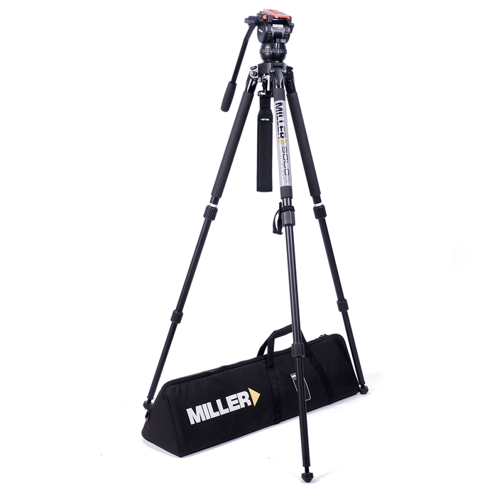 Miller #4025 Compass Versa CXV+2 Solo 75 Alloy (2-stage) Tripod System