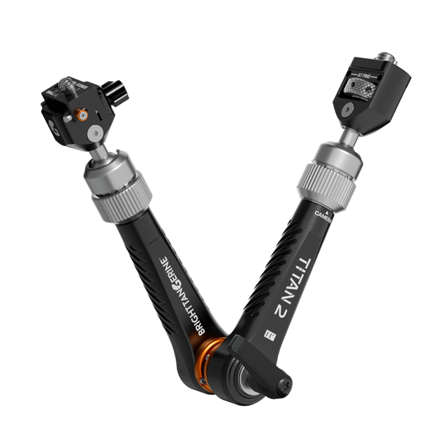 Bright Tangerine Titan Arm 2 (3/8" AT - NATO QR) - London Fog