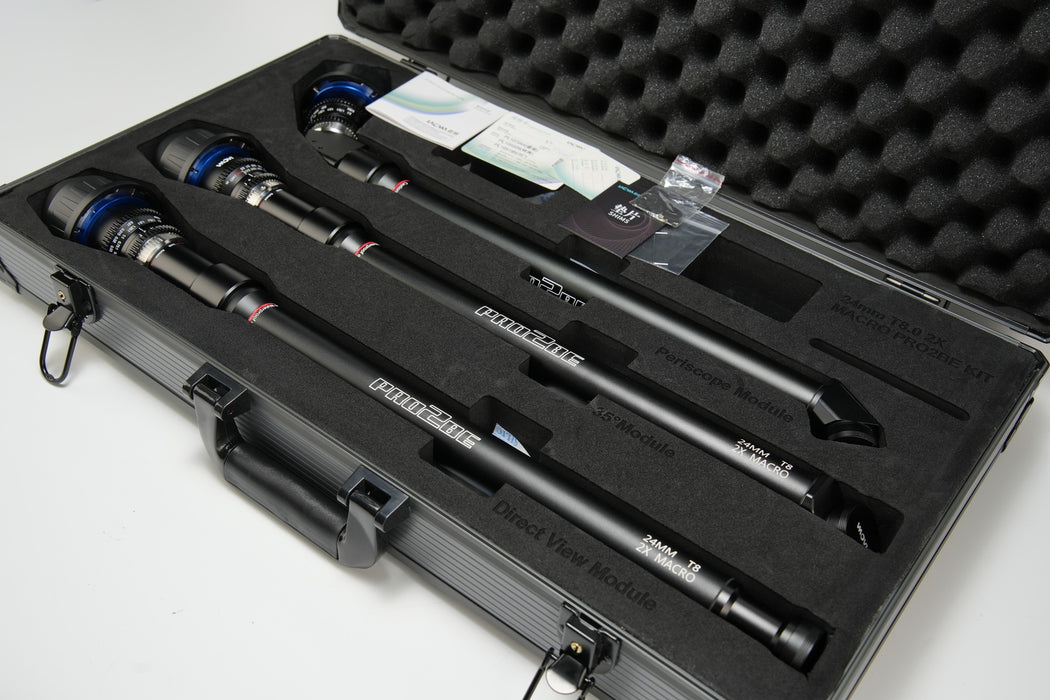 Laowa Pro2be 24mm T8 2X Set Cine PL  (Direct + 35° + Periscope View)