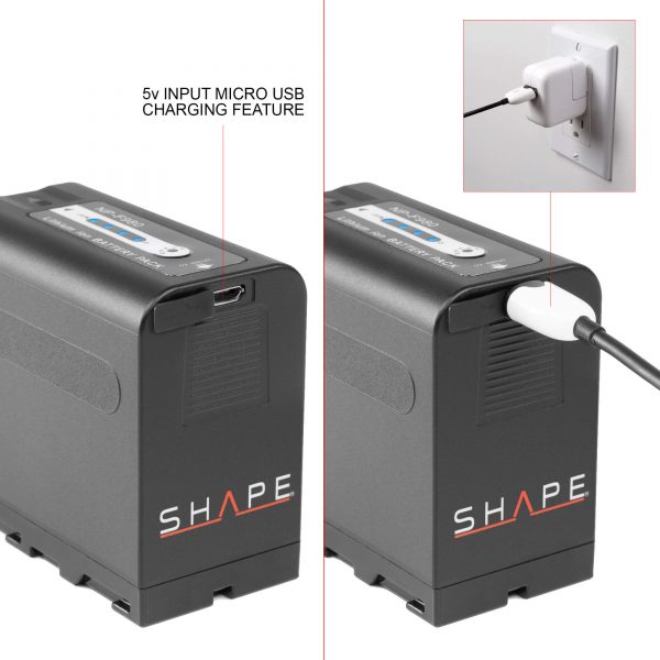 Shape NP-F980 lithium-ion battery pack 7.4v 6600 mAh