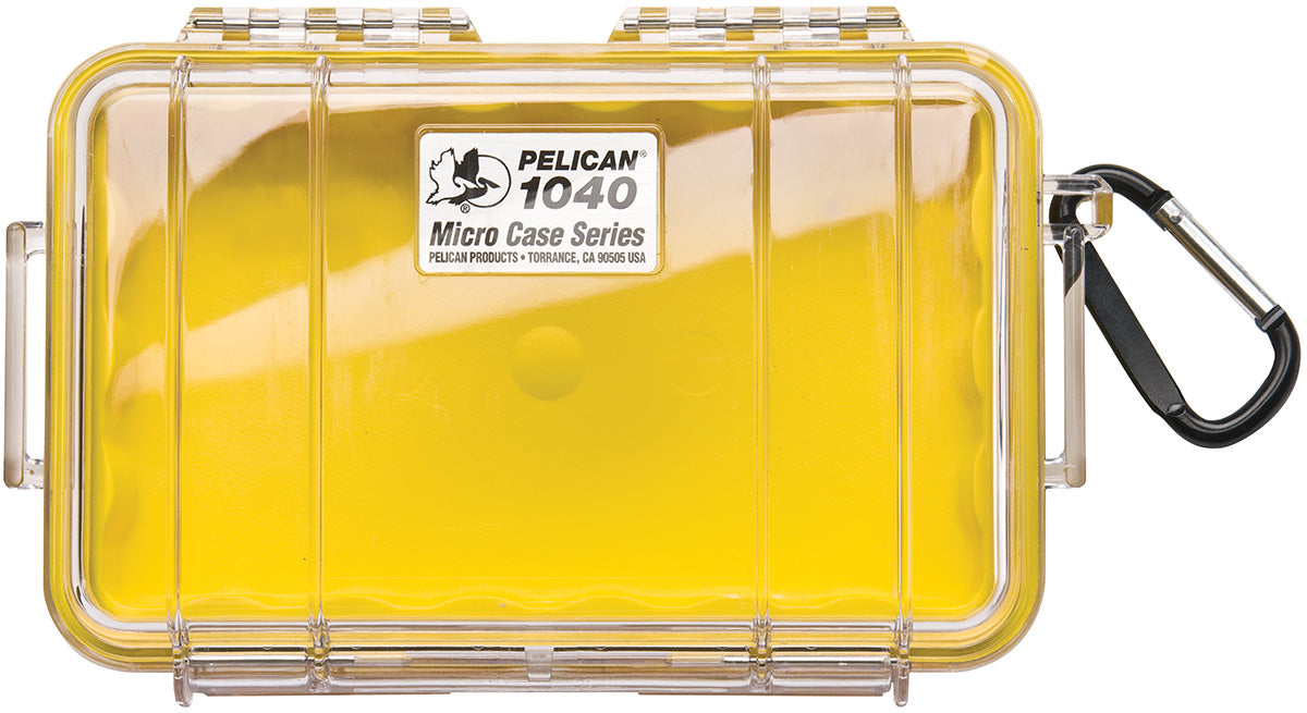 Pelican 1040 Micro Case (Clear Yellow)