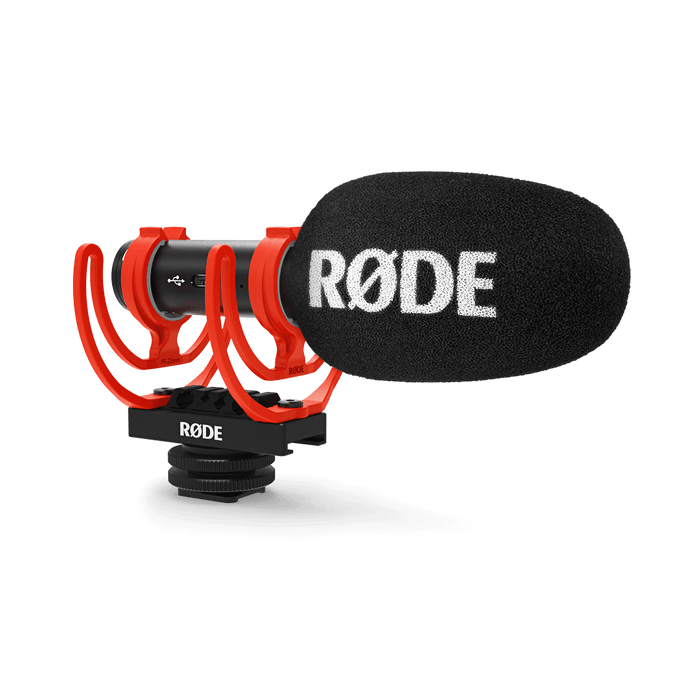 Rode VideoMic GO II - Lightweight Directional Microphone, Analog and Digital output (3.5mm & USB-C)