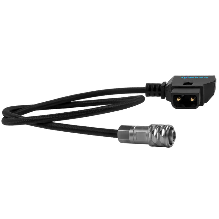 Kondor Blue D-Tap to BMPCC 4K/6K Pro Power Cable for Blackmagic (Raven Black)(20")