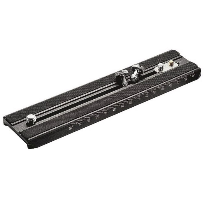 Manfrotto Pro Video Camera Plate Long w/ 1/4" & 3/8" Fixing Screws