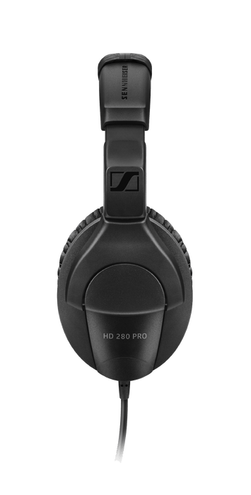 Sennheiser HD 280 PRO Closed, around-the-ear collapsable professional monitoring headphones, black