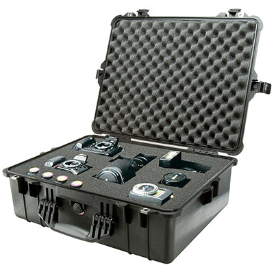 Pelican 1600 Case with Foam (Black)