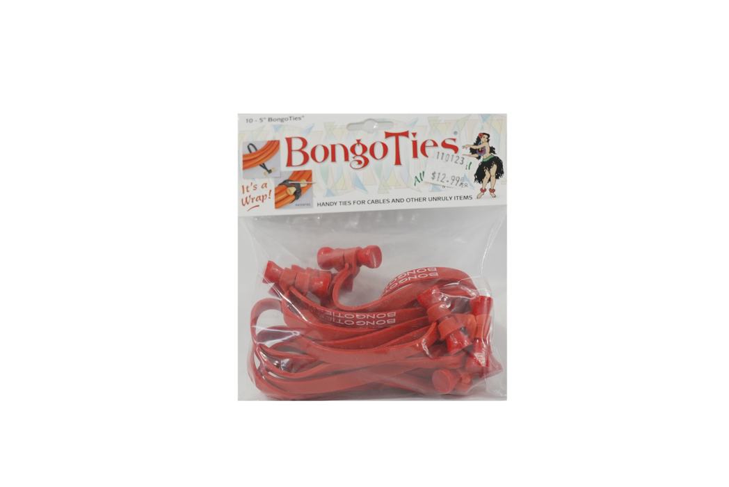 BongoTies All-Red (10-pack)