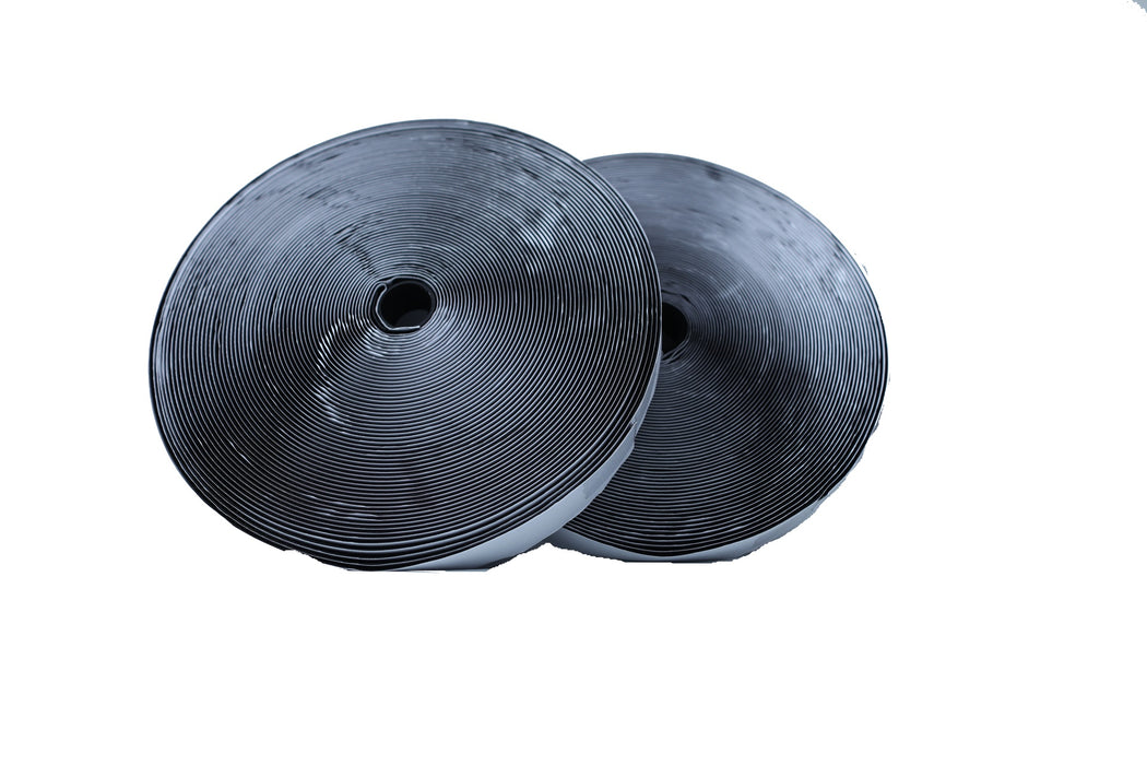 JY Velcro 1" Hook/Loop Combo - Black