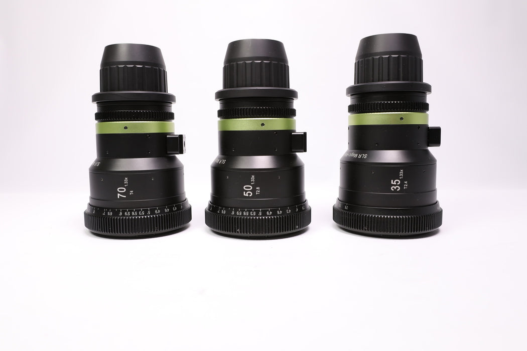 SLR Magic 35mm, 50mm, 75mm Anamorphot Lens Set  (USED)
