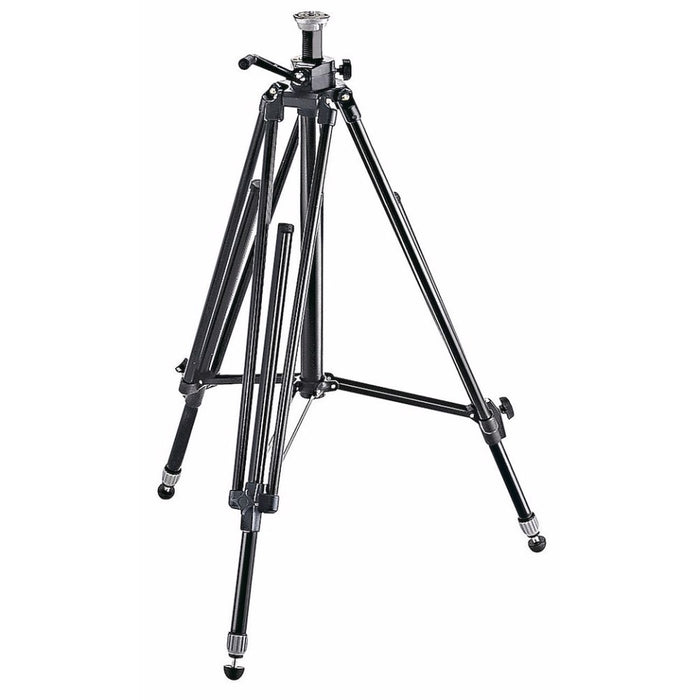 Manfrotto 028B Triman Camera Tripod with Geared Center Column - Black