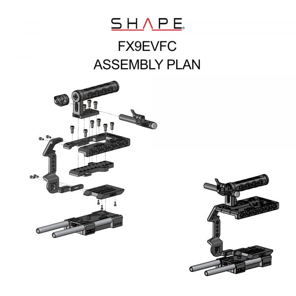 SHAPE FX9 Cage Handle EVF Mount