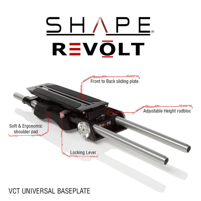 SHAPE Baseplate and Top Plate Kit with Handle for Sony FX6