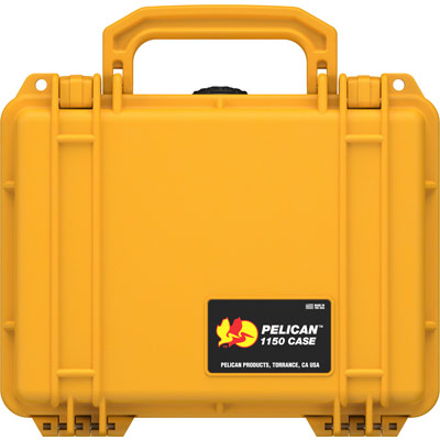 Pelican 1150 Case with Foam (Yellow)