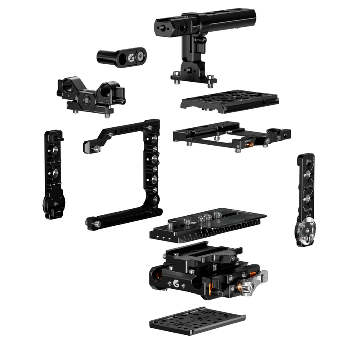Bright Tangerine LeftField 3 Camera Cage-Expert Kit for RED V-RAPTOR (DJI RS 4 & RS 3)
