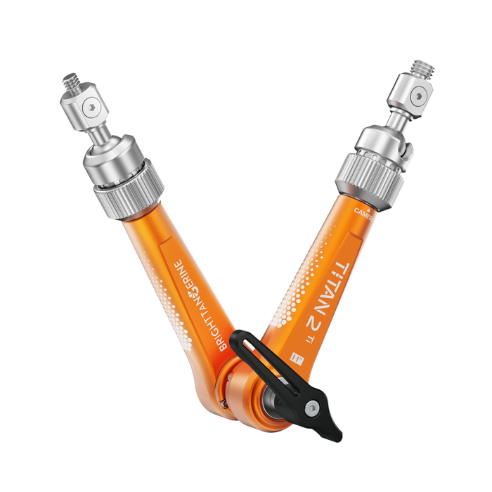 Bright Tangerine Titan Arm 2 Ti (3/8" - 1/4") - Tangerine