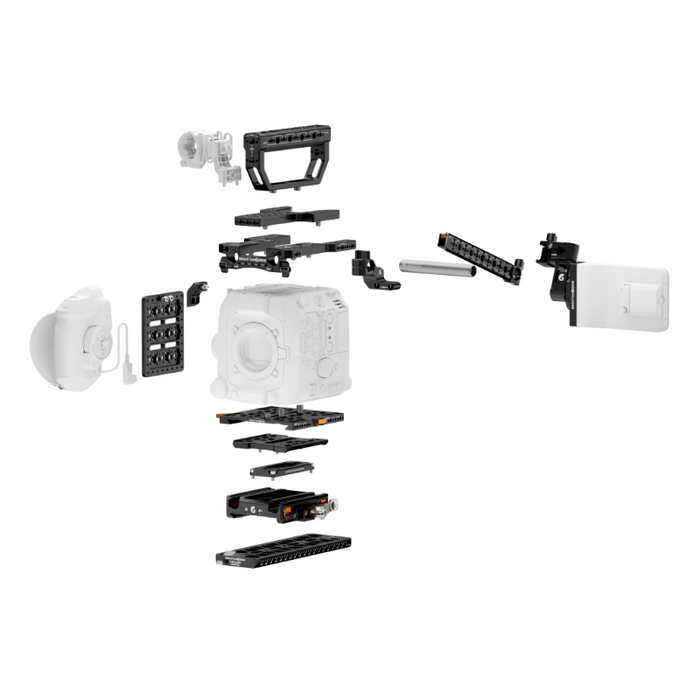 Bright Tangerine LeftField 3 Camera Cage-Advanced Kit for Canon C400