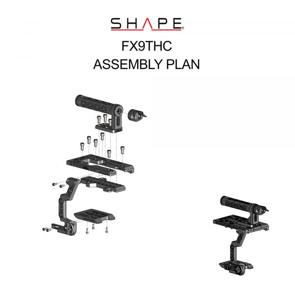 Shape Sony FX9 Cage Top Handle