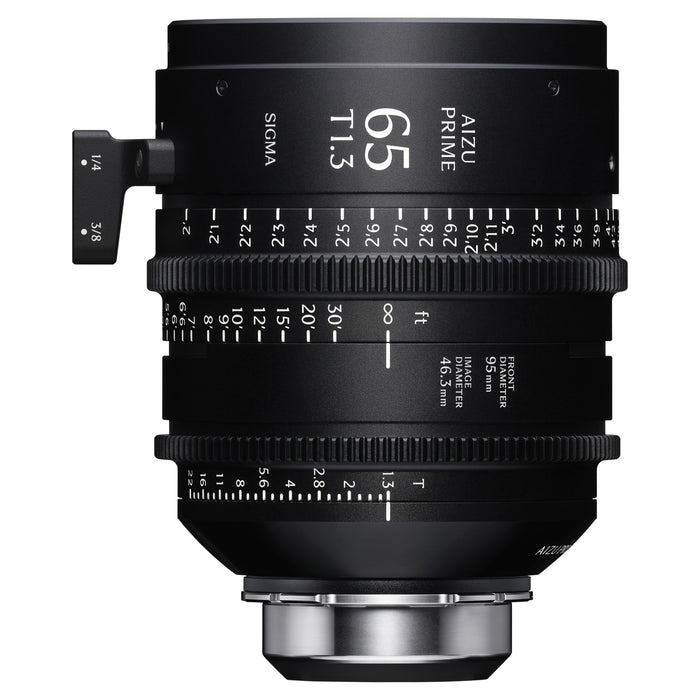 Sigma Aizu 65mm T1.3 LF FL F/VE (Feet) Prime Lens (E-Mount w/ eXtended Data)