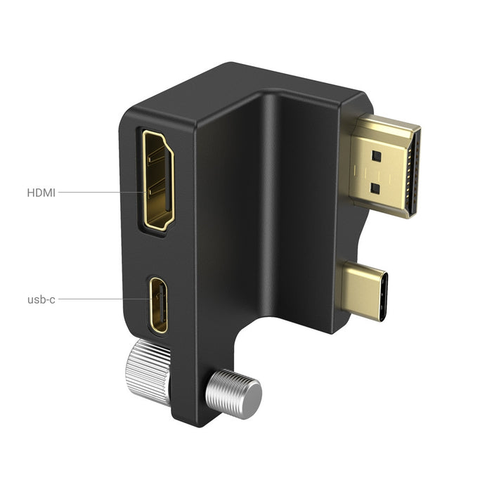 SmallRig HDMI & USB-C Right-Angle Adapter for BMPCC 6K Pro